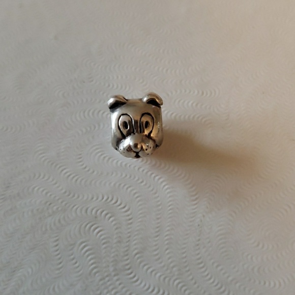 Chamilia Dog Head Charm 925 Sterling Silver Charm Bracelet - Picture 1 of 3